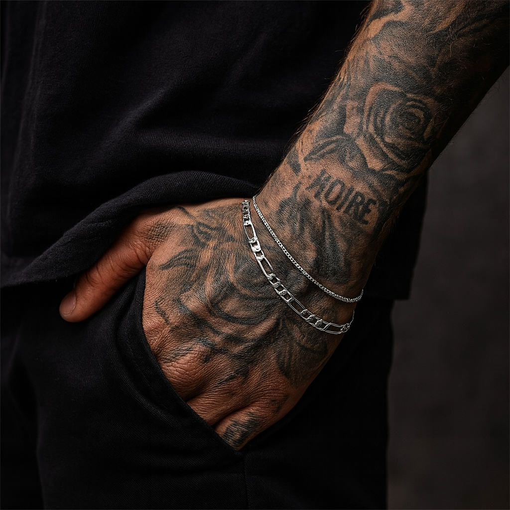 Figaro bracelet 4mm