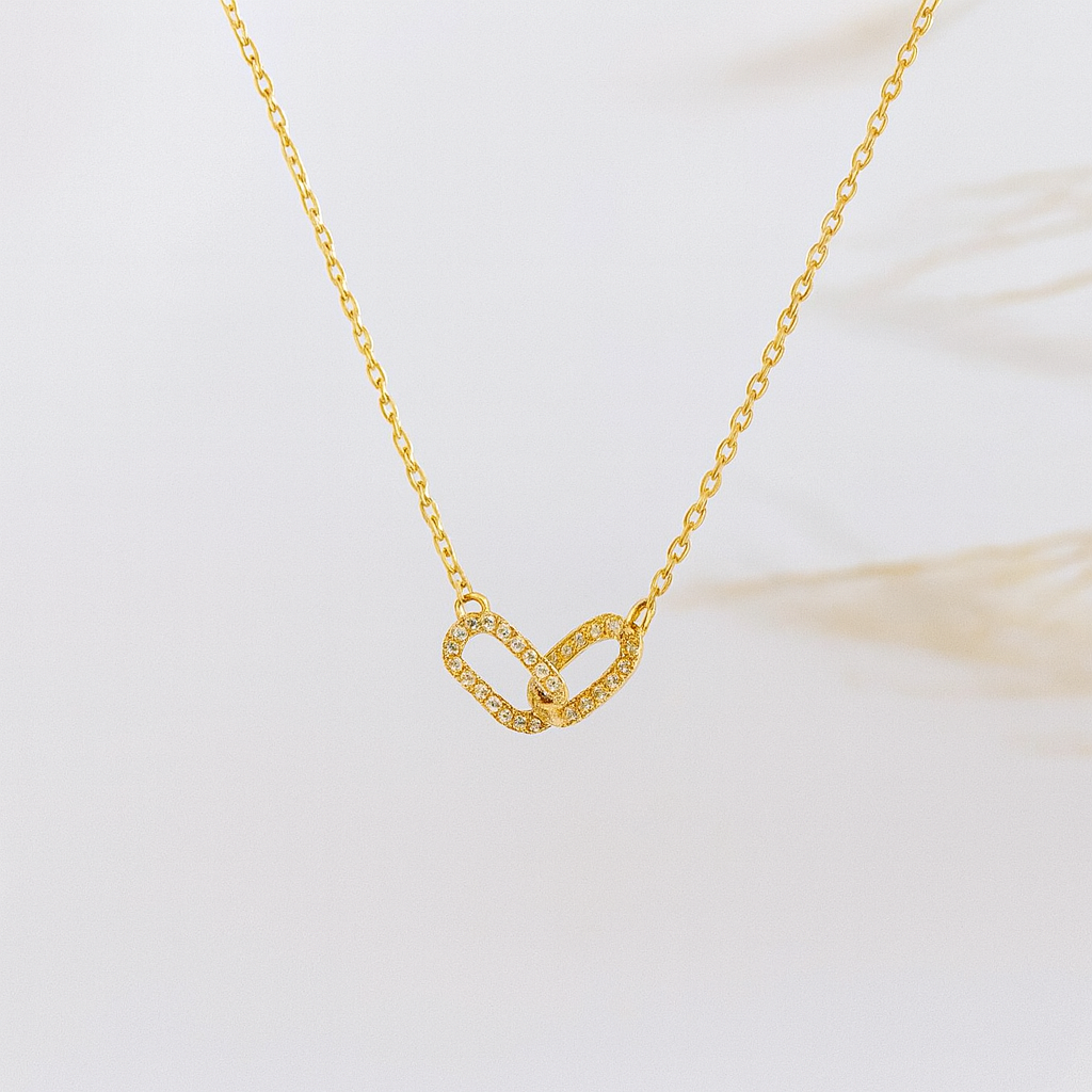 Collana Cuori Intrecciati