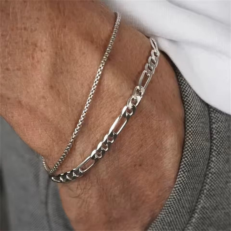 Figaro bracelet 4mm